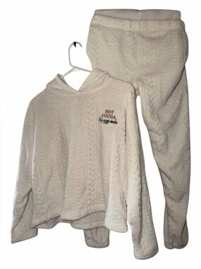 Joyspun Women's Two-Piece Lounge Pajama Hoodie and Pant Set - Small(4-6)